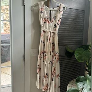Free people floral midi dress
